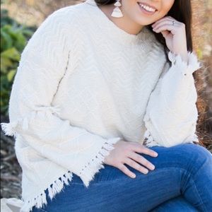 Fringe Detailed Sweater